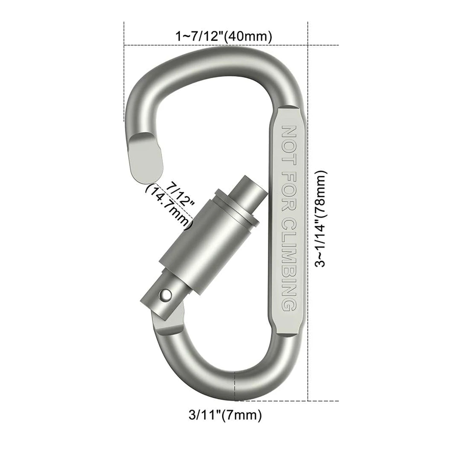 4-6PCS Carabiner