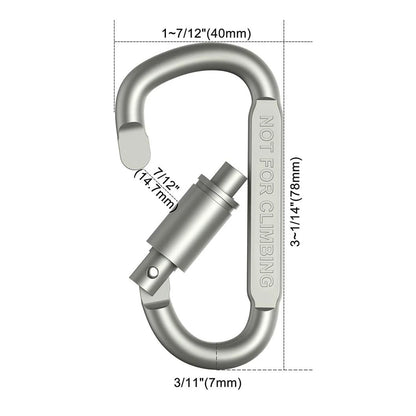 4-6PCS Carabiner