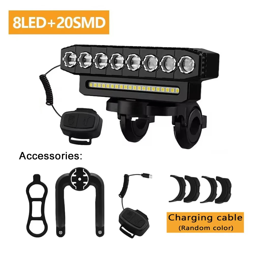 USB Rechargeable LED Bicycle Front Light