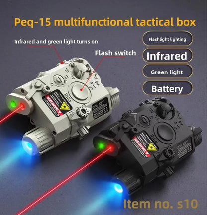 Multi-Functional Laser Box Flashlight: Fits 20mm Rail