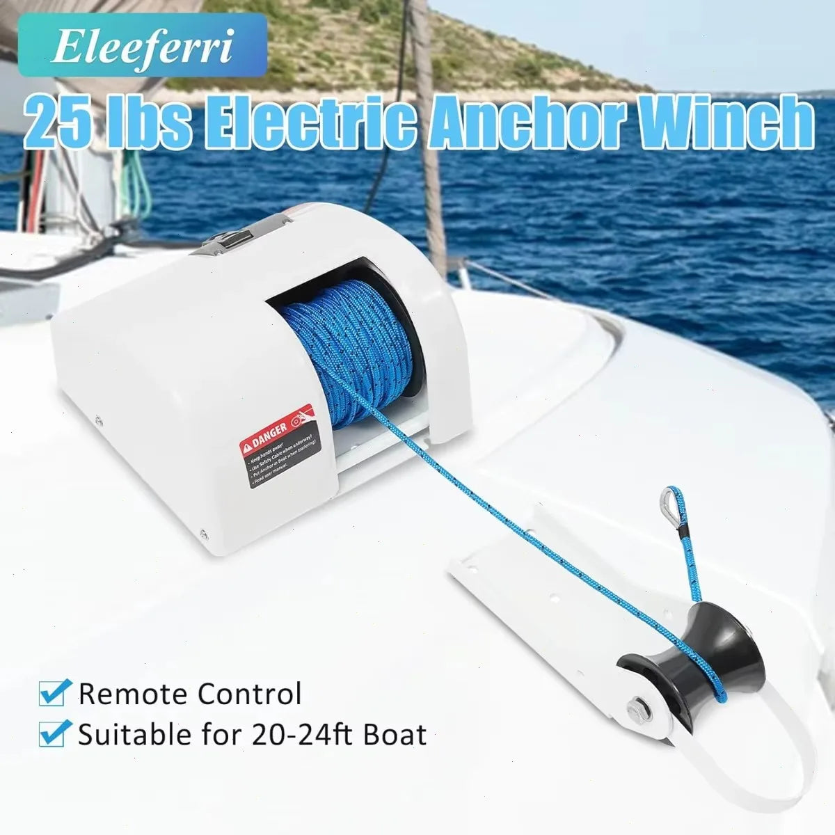 Anchor Winch Electric 25Lbs