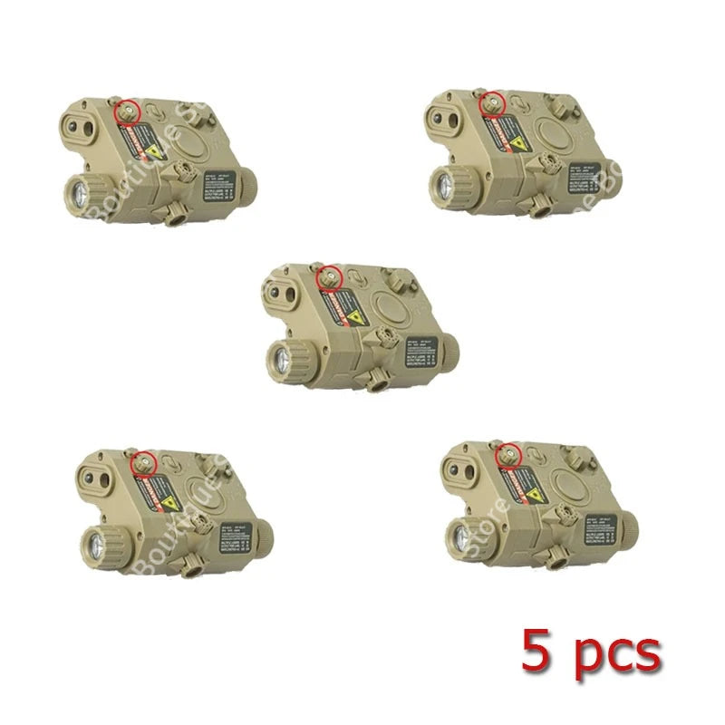 Multi-Functional Laser Box Flashlight: Fits 20mm Rail