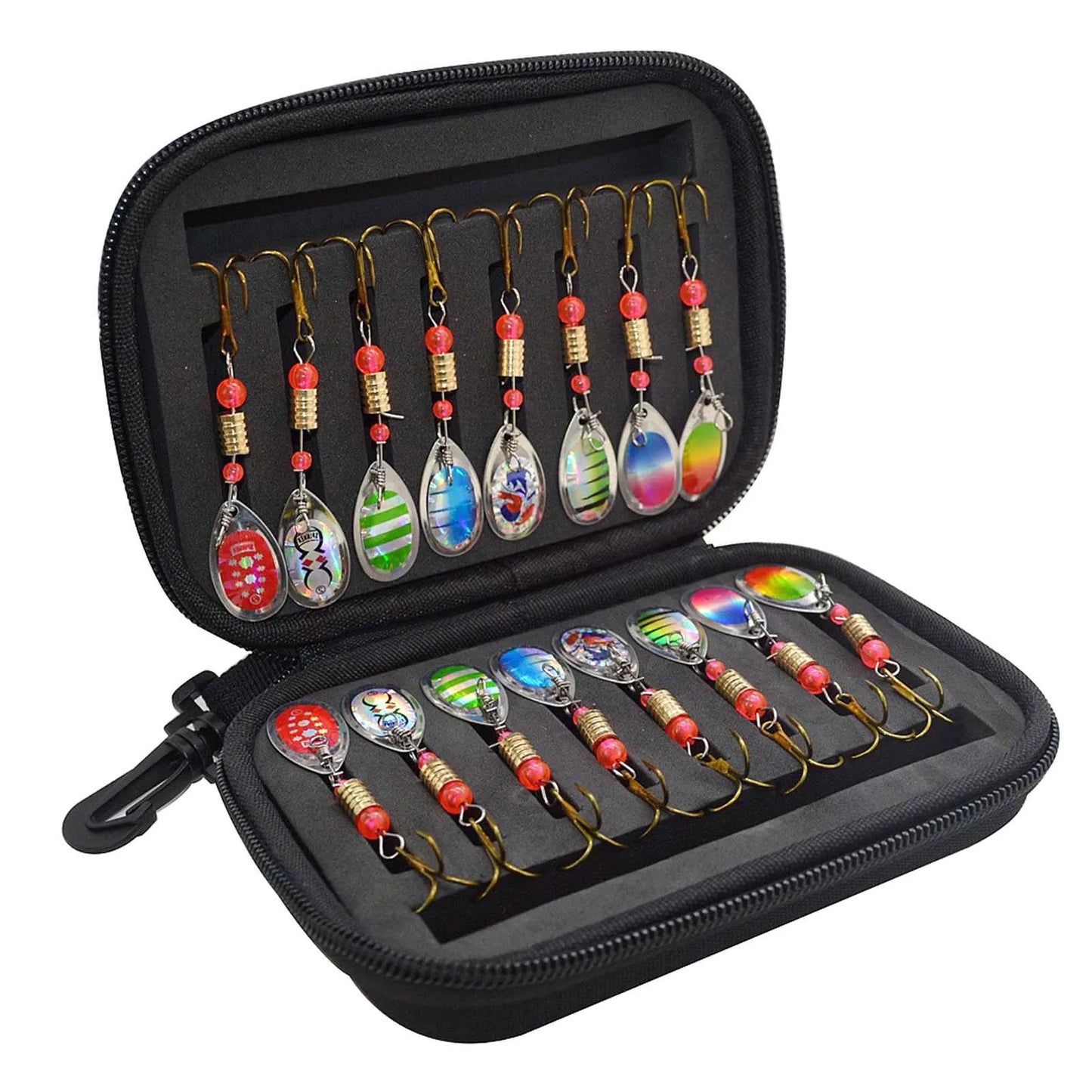 16Pcs Spinner Lure Fishing Set