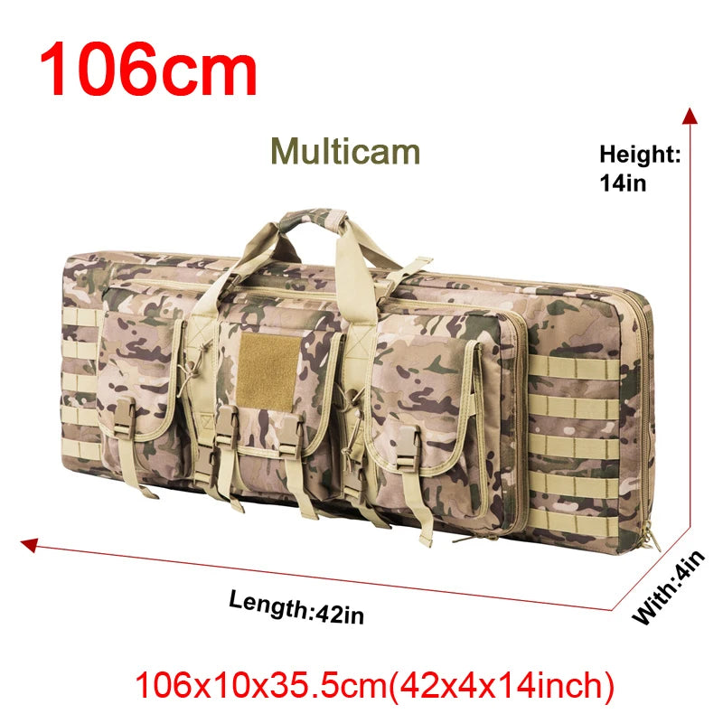 LQARMY  Tactical Double Rifle Case