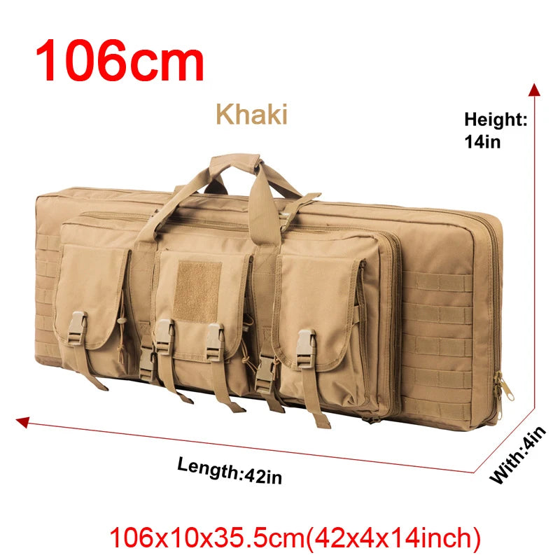 LQARMY  Tactical Double Rifle Case