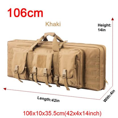 LQARMY  Tactical Double Rifle Case