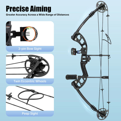 30-55 lbs Compound Bow