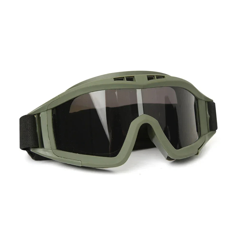 Airsoft 3 Lens Tactical Goggles