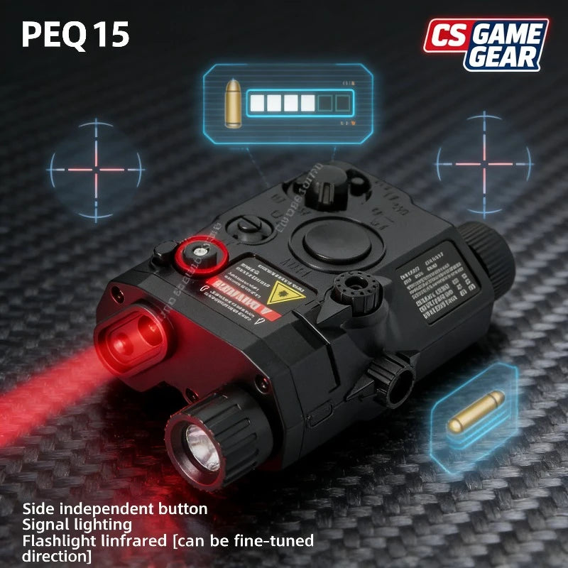 Multi-Functional Laser Box Flashlight: Fits 20mm Rail