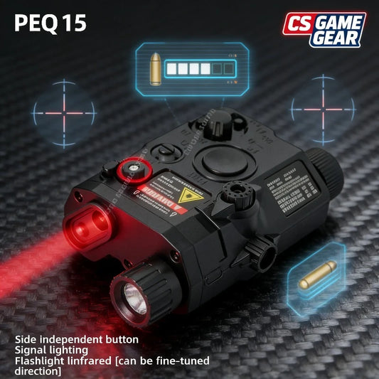 Multi-Functional Laser Box Flashlight: Fits 20mm Rail