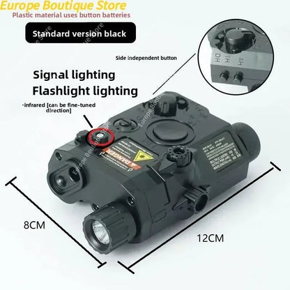 Multi-Functional Laser Box Flashlight: Fits 20mm Rail
