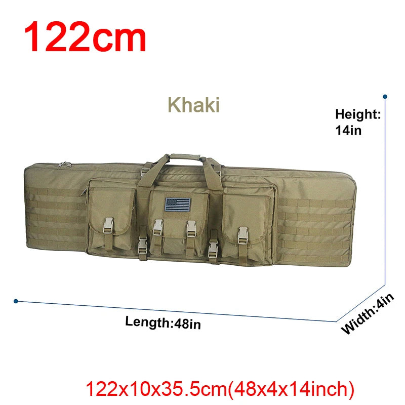 LQARMY  Tactical Double Rifle Case