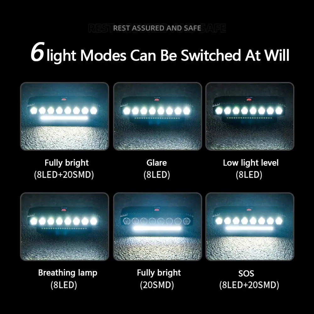 USB Rechargeable LED Bicycle Front Light
