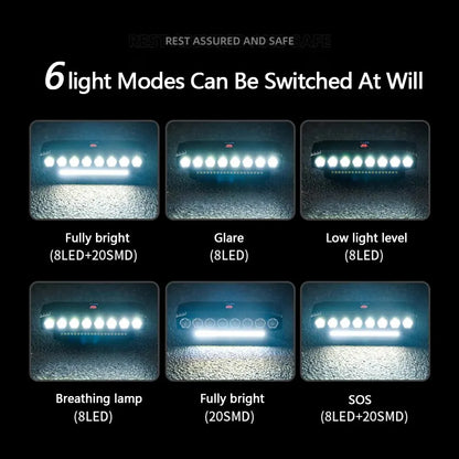 USB Rechargeable LED Bicycle Front Light