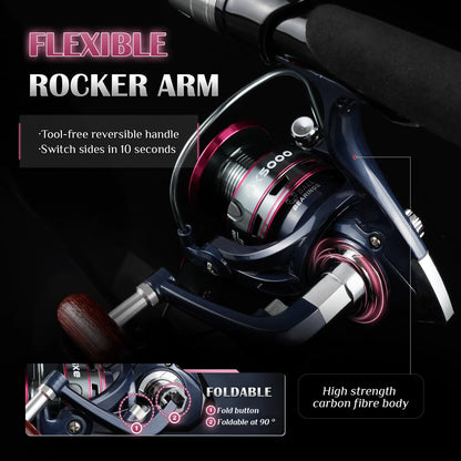 Rooblinos BX Super Light Spinning Fishing Reel
